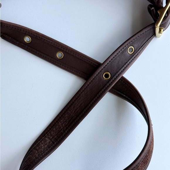 Vintage Coach Legacy Zip 9966 Mahogany Brown Leather Crossbody Shoulder Bag - Picture 14 of 14